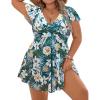 Green Floral Print