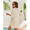 imageBlooming Jelly Womens Swimsuit Coverup Bikini Bathing Suit Cover Up Tie Side Beach Dress ShirtBeige