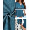 imageBlooming Jelly Womens Swimsuit Coverup Button Down Bathing Suit Cover Up Tie Swim Beach Cover UpsBlue Green