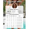 imageBlooming Jelly Women Bathing Suit Cover Up Ruffles Beach Dress Spaghetti Strap Swimsuit Coverup Vacation OutfitsWhite