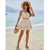 imageBlooming Jelly Women Swimsuit Coverup Summer Bathing Suit Cover Up Flowy Halter Casual Beach DressApricot