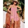 imageBlooming Jelly Womens Bathing Suit Cover Up Swim Beach Dresses Cover Ups Spaghetti Straps Swimsuit Coverups 2025Light Pink