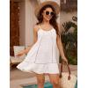 imageBlooming Jelly Womens Bathing Suit Cover Up Swim Beach Dresses Cover Ups Spaghetti Straps Swimsuit Coverups 2025White Polka Dots