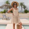 imageBlooming Jelly Womens Swimsuit Coverup Bathing Suit Swim Beach Cover Ups Swimwear Flowy Summer Dress Vacation Swim Suits 2025Apricot