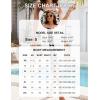 imageBlooming Jelly Womens Swimsuit Coverup Color Block Bathing Suit Beach Cover Up Summer Sleeveless SwimwearBlack