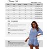imageBlooming Jelly Womens Swimsuit Coverups White Chiffon Bikini Swimwear Beach Cover Up Dress ShirtBaby Blue02