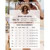 imageBlooming Jelly Womens Swimsuit Coverups White Chiffon Bikini Swimwear Beach Cover Up Dress ShirtBean Paste Red