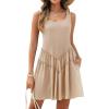 imageBlooming Jelly Womens Swimsuit Coverup Bathing Suit Swim Beach Cover Ups Swimwear Flowy Summer Dress Vacation Swim Suits 2025Apricot