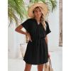 imageBlooming Jelly Womens Bathing Suit Cover Up Swim Swimsuit Coverup Button Down Beach Dress Swimwear Cover Ups 2024Black