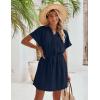 imageBlooming Jelly Womens Bathing Suit Cover Up Swim Swimsuit Coverup Button Down Beach Dress Swimwear Cover Ups 2024Blue