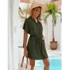 imageBlooming Jelly Womens Bathing Suit Cover Up Swim Swimsuit Coverup Button Down Beach Dress Swimwear Cover Ups 2024Green