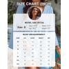 imageBlooming Jelly Womens Swimsuit Coverup V Neck Chiffon Bathing Suit Beach Dress Flowy Swim Bikini Cover UpBluegreen