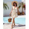 imageBlooming Jelly Womens Swimsuit Coverup Beach Bathing Suit Cover Up Color Block Sundress Summer Tank Dress with PocketsApricot