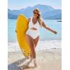 imageBlooming Jelly Womens One Piece Swimsuits Push Up Tummy Control Bathing Suit Cutout Ruched Slimming Swim Suits 2025White