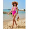 imageBlooming Jelly Womens One Piece Swimsuit Tummy Control Bathing Suit Sexy Flattering Cheeky High Cut Out Cute Ladies SwimwearMagenta