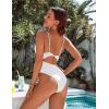 imageBlooming Jelly Womens One Piece Swimsuit Tummy Control Bathing Suit Sexy Flattering Cheeky High Cut Out Cute Ladies SwimwearWhite