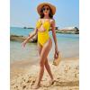 imageBlooming Jelly Womens One Piece Swimsuit Tummy Control Bathing Suit Sexy Flattering Cheeky High Cut Out Cute Ladies SwimwearYellow