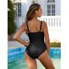 imageBlooming Jelly Womens Sexy One Piece Swimsuit Cut Out Monokini Swimsuits Slimming Bathing Suit Cheeky High Cut SwimwearBlack