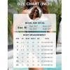 imageBlooming Jelly Women One Piece Swimsuit Tummy Control Swim Dress Color Block Modest Bathing Suit Retro Swim Suit SkirtTurquoise