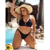 imageBlooming Jelly Womens Bikini Sets Two Piece Cheeky Swimsuits Curvy Cutout String Bathing SuitsBlack