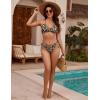 imageBlooming Jelly Womens Bikini Sets Two Piece Cheeky Swimsuits Curvy Cutout String Bathing SuitsLeopard Print