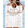 imageBlooming Jelly Womens High Waisted Bikini Set Tie Knot High Rise Two Piece Swimsuits Bathing SuitsStriped Blue126