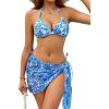Blue Loral Print