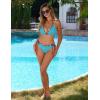 imageBlooming Jelly Womens Bikini Sets Cheeky Two Piece Swimsuits Triangle Top High Cut Bathing Suit Sexy SwimwearBlue