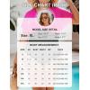 imageBlooming Jelly Womens Plus Size Swimsuit One Piece Bathing Suit Tummy Control Mesh V Neck Maternity SwimwearFuchsia