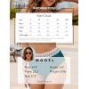 imageBlooming Jelly Women High Waisted Bikini Sets V Neck Tummy Control Swimsuits Color Block Two Piece Bathing SuitTurquoise
