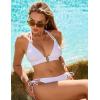 imageBlooming Jelly Womens Halter Triangle Bikini Sets Two Piece Cheeky Swimsuit String Sexy Bathing Suit Swim Suits 2025White