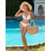 imageBlooming Jelly Womens Halter Triangle Bikini Sets Two Piece Cheeky Swimsuit String Sexy Bathing Suit Swim Suits 2025White