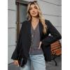 imageBlooming Jelly Womens Vest Tops V Neck Button Down Sleeveless Trendy Summer Tank Tops Dressy Ladies Business Casual OutfitsDark Grey