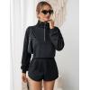 imageBlooming Jelly Womens 2 Piece Sweatsuits Vacation Brunch Loungewear Set Outfits Active Workout Matching SetsBlack