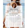 imageBlooming Jelly Womens High Waisted Bikini Sets Tummy Control Bathing Suit Color Block Swimsuits Twist Two Piece Swim SuitsRed