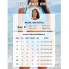 imageBlooming Jelly Womens High Waisted Bikini Sets Tummy Control Swimsuits Two Piece Color Block Keyhole Bathing SuitBlack and Army Green