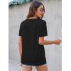 imageBlooming Jelly Womens Mama Shirt Fashion Graphic Tee Shirts Loose Fit Summer Tops Short Sleeve BlousesBlack