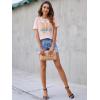 imageBlooming Jelly Womens Mama Shirt Fashion Graphic Tee Shirts Loose Fit Summer Tops Short Sleeve BlousesLight Pink