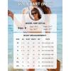 imageBlooming Jelly Womens Twist High Waisted Bikini Sets Plaid Retro Modest Swimsuits Adjustable 2 Piece Bathing SuitsRed Plaid