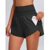 imageBlooming Jelly Womens Workout Shorts Athletic Running Shorts High Waisted Gym Exercise Shorts with PocketBlack