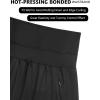 imageBlooming Jelly Womens Workout Shorts Athletic Running Shorts High Waisted Gym Exercise Shorts with PocketBlack