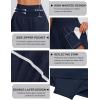 imageBlooming Jelly Womens Workout Shorts Athletic Running Shorts High Waisted Gym Exercise Shorts with PocketDark Blue