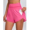 imageBlooming Jelly Womens Workout Shorts Athletic Running Shorts High Waisted Gym Exercise Shorts with PocketHot Pink