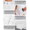 imageBlooming Jelly Womens Workout Shorts Athletic Running Shorts High Waisted Gym Exercise Shorts with PocketWhite