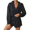 imageBlooming Jelly Womens 2 Piece Sweatsuits Vacation Brunch Loungewear Set Outfits Active Workout Matching SetsBlack