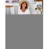 imageBlooming Jelly Women Bathing Suit Cover Ups V Neck Swimsuit Coverups Bell Sleeve Swimwear Cover up Summer Beach DressXL White44