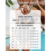 imageBlooming Jelly Women One Piece Swim Dress Cross Tummy Control Swimsuits Cutout Mesh Sheer Sarong Wraps Bathing SuitBlue Striped