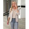 imageBlooming Jelly Womens Dressy Business Casual Tops Work Trendy Short Sleeve Shirts Summer Cute Pleated BlousesApricot