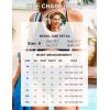 imageBlooming Jelly Womens High Waisted Bikini Sets Color Block V Neck Cheeky Swimsuits Tie Back Two Piece Bathing SuitDark Cyan
