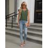imageBlooming Jelly Womens Business Casual Tank Top Summer Sleeveless Outfits 2025 Spring Trendy Dressy Work ShirtArmy Green
